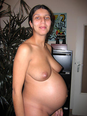 crazy full-grown pregnant pussy
