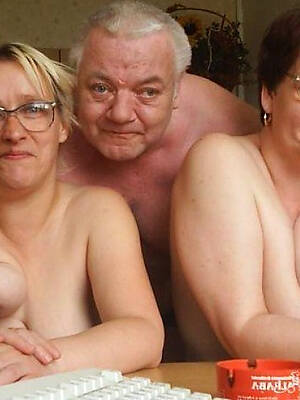 second-rate mature threesome behold thru