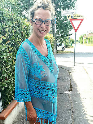 sexy dressed matures verandah