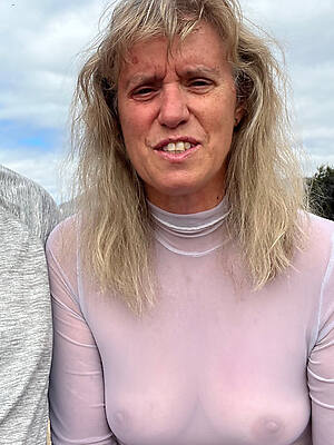 faultless Swedish mature nude shows off everything