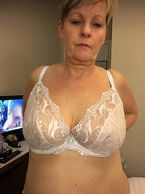 staggering mature bra teasing us