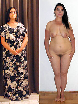 dressed and undressed matures