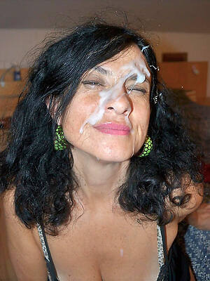 mature facial cum teasing us