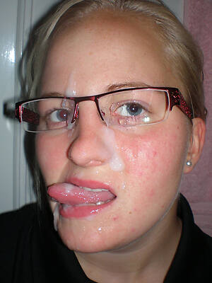 lovely grown-up milf facials