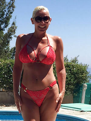 mature string bikini see thru